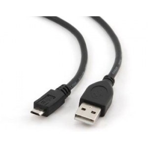 Cablexpert | USB cable | Male | 4 pin USB Type A | Male | Black | 5 pin Micro-USB Type B | 1.8 m